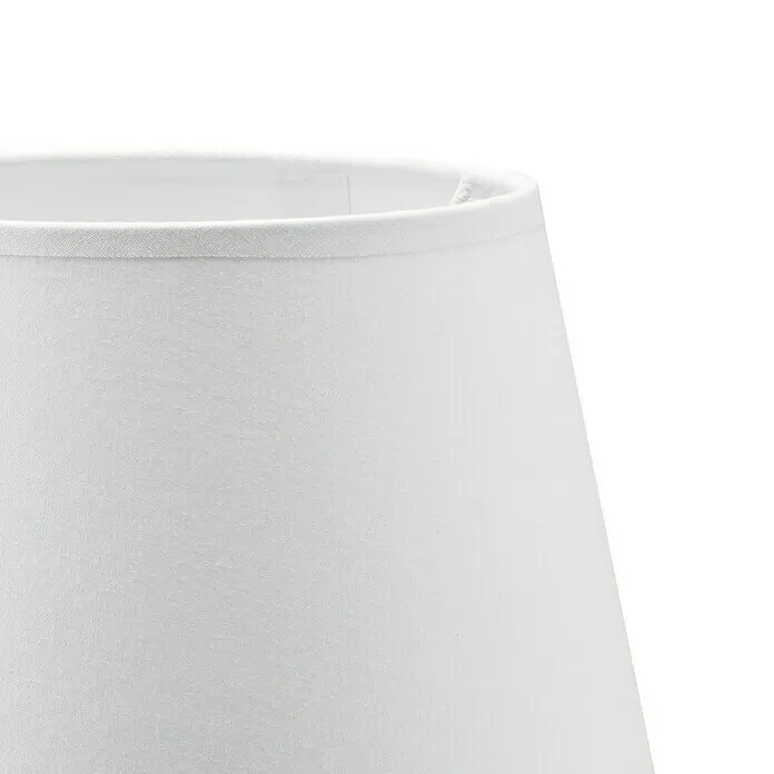 Home Sweet Home Lampenschirm Largo - Ø x H: 30 x 17 cm, Pure White, Stoff, Rund - Detailaufnahme