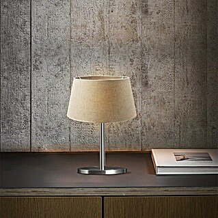 Home Sweet Home Lampenschirm Melrose (Ø x H: 35 x 19 cm, Taupe, Stoff, Rund)