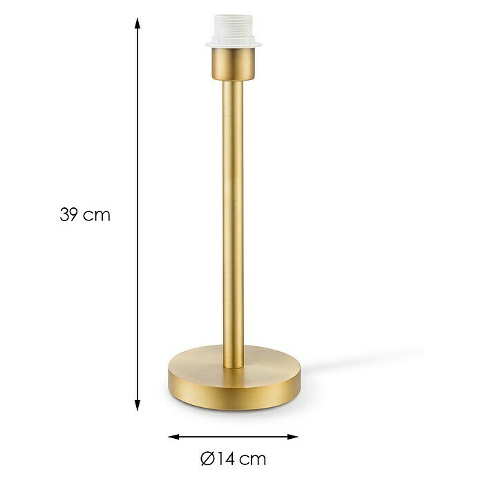 Home Sweet Home Lampenfuß Stick40 W, Farbe: Messing, Höhe: 39 cm Sketch