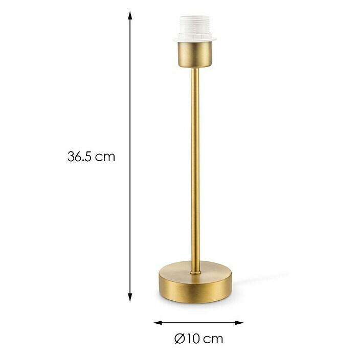 Home Sweet Home Lampenfuß Single40 W, Farbe: Messing, Höhe: 37 cm Sketch