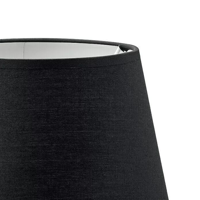 Home Sweet Home Lampenschirm Largo - Ø x H: 20 x 13 cm, Night Black, Stoff, Rund - Detailaufnahme
