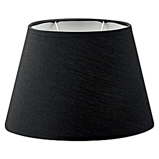 Home Sweet Home Sjenilo za svjetiljku (Ø x V: 24 x 16 cm, Night Black, Tkanina, Ovalno)