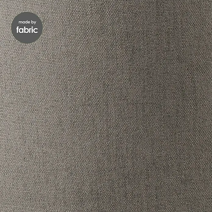 Home Sweet Home Lampenschirm Melrose - L x B x H: 14 x 20 x 14 cm, Hellgrau, Stoff, Eckig - Nahaufnahme eines grauen Stoffmusters mit feiner Textur, ideal für Möbel und Polsterarbeiten, hergestellt von Fabric.