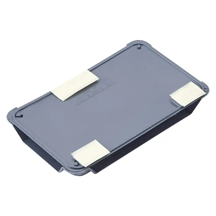 Swissinno Natural Control Trampa para parásitos - Trampa adhesiva, 2 ud. - Bandeja de plástico gris con tiras adhesivas para montar. Accesorio práctico para el orden y la organización en el hogar.