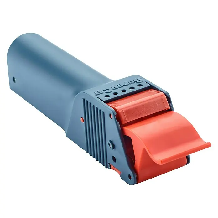 Swissinno SuperCat Mausefalle No See No Touch - Spezialfalle, Kunststoff, 1 Stk. - Eine SuperCat-Mausefalle in Blau und Orange, ein effektives Mittel zur Schädlingsbekämpfung in Innenräumen.