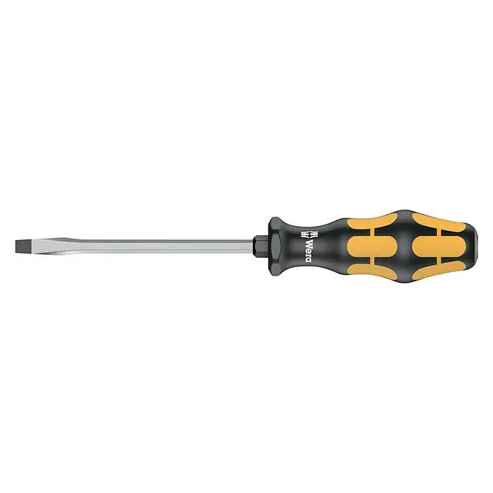Wera Kraftform Plus Schraubendreher 932 AS - SL 1,2 x 7 mm, Klingenlänge: 138 mm - Wera Schlitz-Schraubendreher mit ergonomischem Griff für komfortables Schrauben. Ideal für präzise Arbeiten.