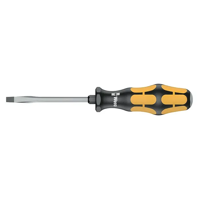 Wera Kraftform Plus Schraubendreher 932 A - SL 0,8 x 4,5 mm, Klingenlänge: 90 mm - Hochwertiger Wera Schlitzschraubendreher mit ergonomischem Griff für präzises und komfortables Arbeiten. Perfekt für Profis und Heimwerker.