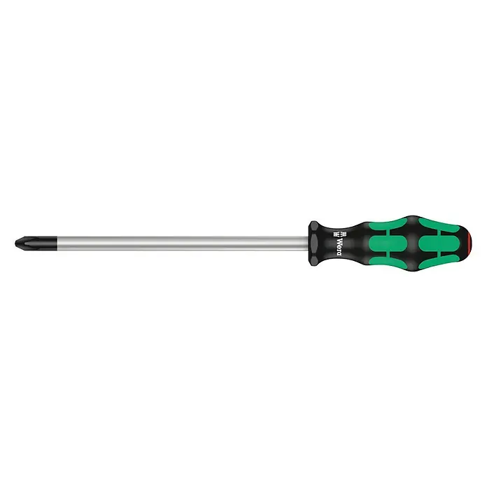 Wera Kraftform Plus Schraubendreher 350 - PH 4, 200 mm - Ein Wera Schraubendreher mit ergonomischem Griff für komfortables Arbeiten. Ideal für präzise Schraubarbeiten.