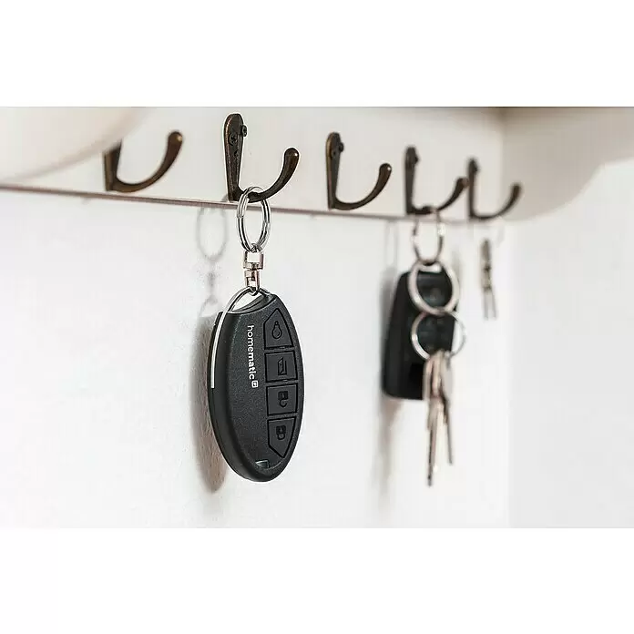 Homematic IP Funkfernbedienung HmIP-KRCK - Passend für: Homematic IP Türschlossantrieb, Schwarz, 75 x 38 x 14 mm - Stimmungsaufnahme