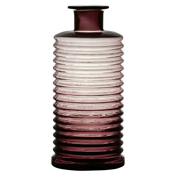 Vase Line (Ø x H: 14,5 x 31 cm, Glas, Pink) | BAUHAUS