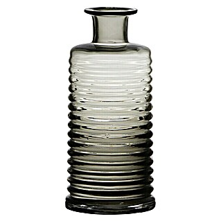 Vase Line (Ø x H: 9,5 x 21,5 cm, Glas, Grau)