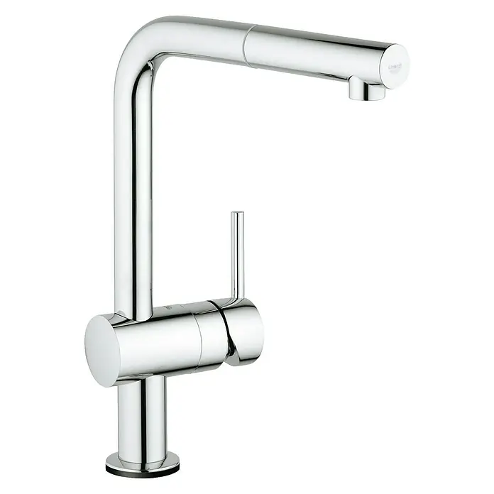 Grohe Spültischarmatur Minta Touch - Chrom, Glänzend - Glänzender Chrom-Küchenhahn mit schlankem Design. Ideal für moderne Küchen, bietet Funktionalität und Stil.