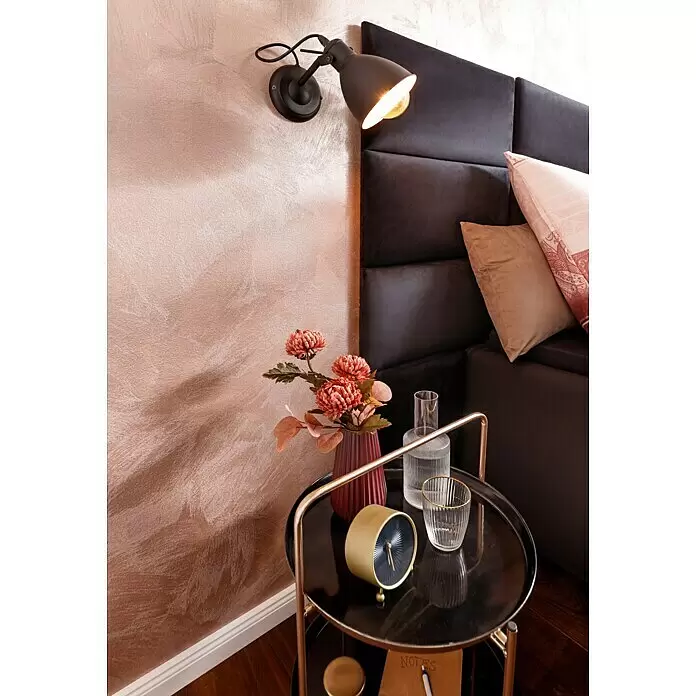 SCHÖNER WOHNEN-Farbe Trendstruktur Farbeffektputz Metall-Optik Effektfarbe - Kupfer, Glänzend, 375 ml - Stimmungsaufnahme