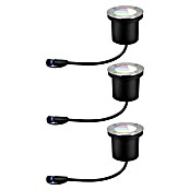 Paulmann Plug & Shine Basis-Set LED-Bodeneinbauleuchte Smart Home Zigbee (3,6 W, Silber, Ø x H: 9,8 x 9,2 cm, Per App steuerbar, IP65) | BAUHAUS