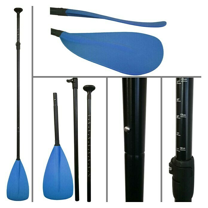 Explorer SUP-Board-Set 320L x B x H: 320 x 76 x 15 cm, Nutzlast: 130 kg, Blau, Aufblasbar Unknown