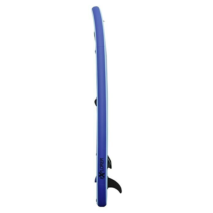 Explorer SUP-Board-Set 320L x B x H: 320 x 76 x 15 cm, Nutzlast: 130 kg, Blau, Aufblasbar Right Side View