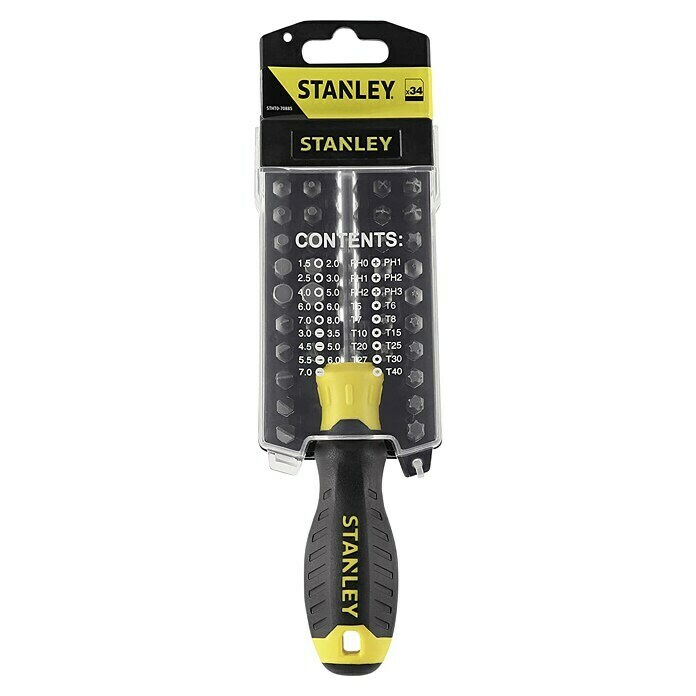 Stanley Destornillador de punta intercambiable STHT0-70885 (Negro)