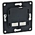 Peha Wandcontactdoos met USB 2-voudig, USB 