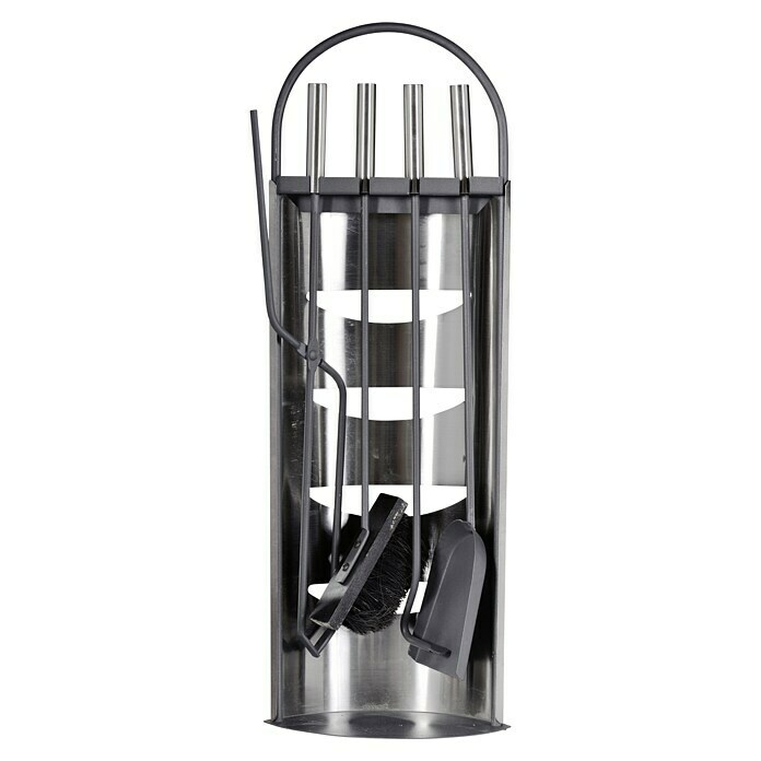 Firefix Kamingarnitur (5 -tlg., Höhe: 66 cm, Stahl/Edelstahl) | BAUHAUS