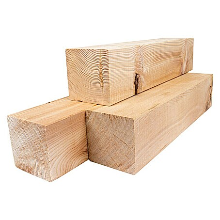 Holzpfosten (Lärche, Natur, L x B x H: 120 x 9 x 9 cm)