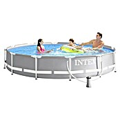 Intex Set bazen s priborom Frame Pool (Promjer: 366 cm, Visina: 76 cm, 6.503 l)
