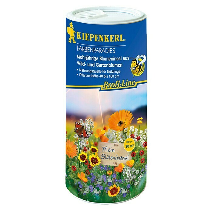 Kiepenkerl Profi-Line Blumensamenmischung (Farbenparadies, Verschiedene Sorten, Blütezeit: Juni, 30 m²) | BAUHAUS