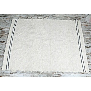 Alfombra textil plana Andina (Blanco, 120 x 60 cm)