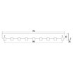 HAKENLEISTE GLZD CHR1603-366ZN1