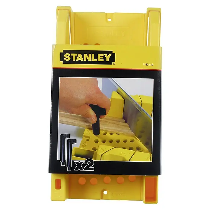 Stanley Gehrungslade - Kunststoff, L x B x H: 300 x 130 x 80 mm - Stanley-Gehrungslade mit Sägeführung. Ideal für präzise Schnitte in Holz und anderen Materialien. Vielseitig für verschiedene Winkel.