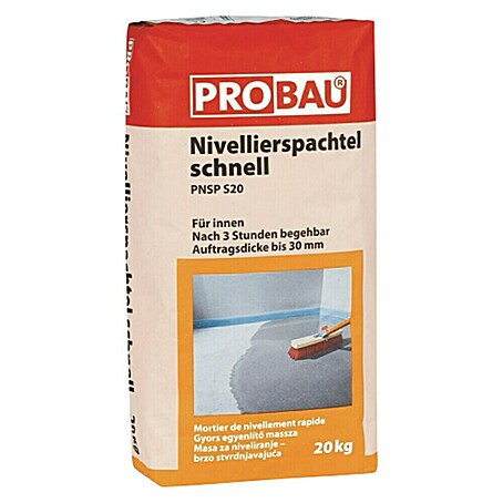 Probau Nivellierspachtel schnell (20 kg, Schichtdicke: 0 mm - 30 mm)