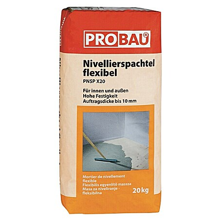 Probau Nivellierspachtel flexibel (20 kg, Schichtdicke: 0 mm - 10 mm)