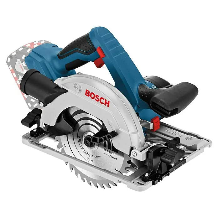 Bosch Professional AMPShare 18V Sierra circular de batería GKS 18V-57 G L-Boxx -  - Sierra circular inalámbrica Bosch, perfecta para cortes precisos en madera. Herramienta potente y práctica para profesionales y aficionados al bricolaje.