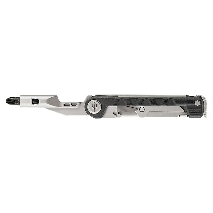 Gerber Cuchillo multiuso Armbar Drive - Largo: 16,5 cm - Gerber Armbar Slim Drive con mango gris y accesorio de herramienta, ideal para uso diario, reparaciones y proyectos. Diseño compacto y duradero.