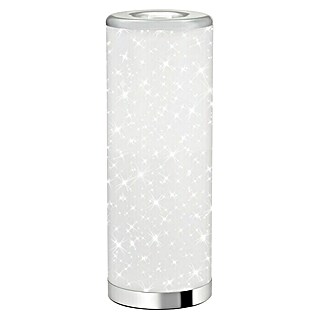 Brilo Lámpara de sobremesa LED redonda Estrellas (5 W, Ø x Al: 131 x 350 mm, Blanco, Blanco cálido)