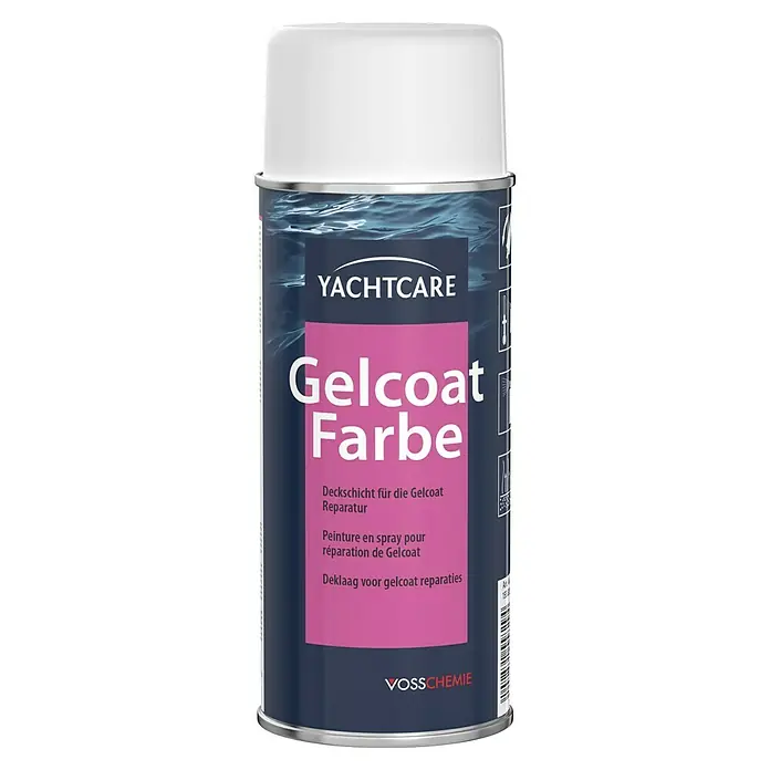 Yachtcare Gelcoat Spray Farbe - Cremeweiß, 400 ml, Farbton: RAL 9001 - Dose Yachtcare Gelcoat Farbe zur Reparatur von Gelcoat-Oberflächen an Booten und Yachten.