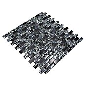 Mosaikfliese Crystal Mix XIC B1128 (30 x 28,5 cm, Schwarz, Glänzend)