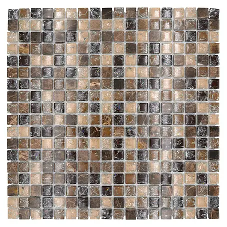 Mosaikfliese Quadrat Crystal Mix XIC 1055