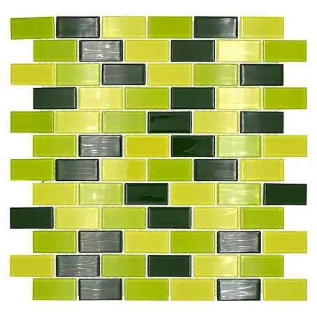 Mosaikfliese Brick Crystal Mix CM B454