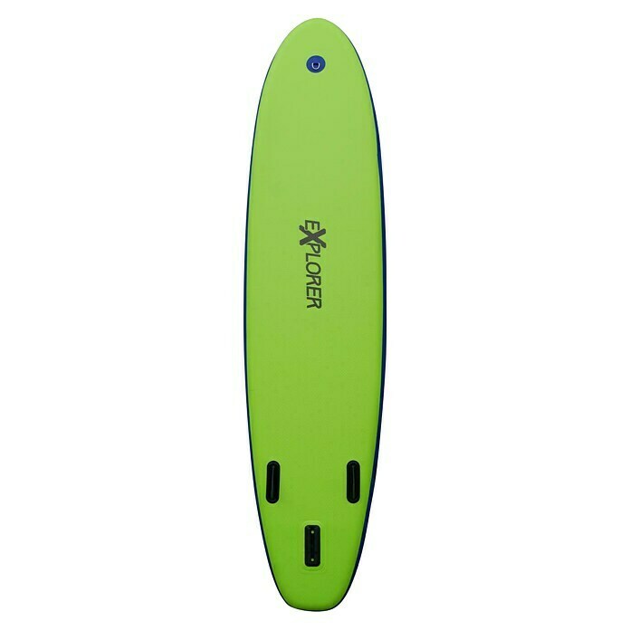 Explorer SUP-Board-Set 320L x B x H: 320 x 76 x 15 cm, Nutzlast: 130 kg, Grün, Aufblasbar Top View