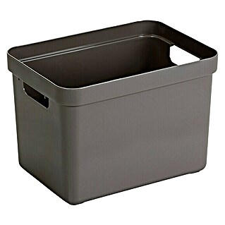 Sunware Aufbewahrungsbox Sigma Home (L x B x H: 35,2 x 25,3 x 24,3 cm, Kunststoff, Anthrazit)