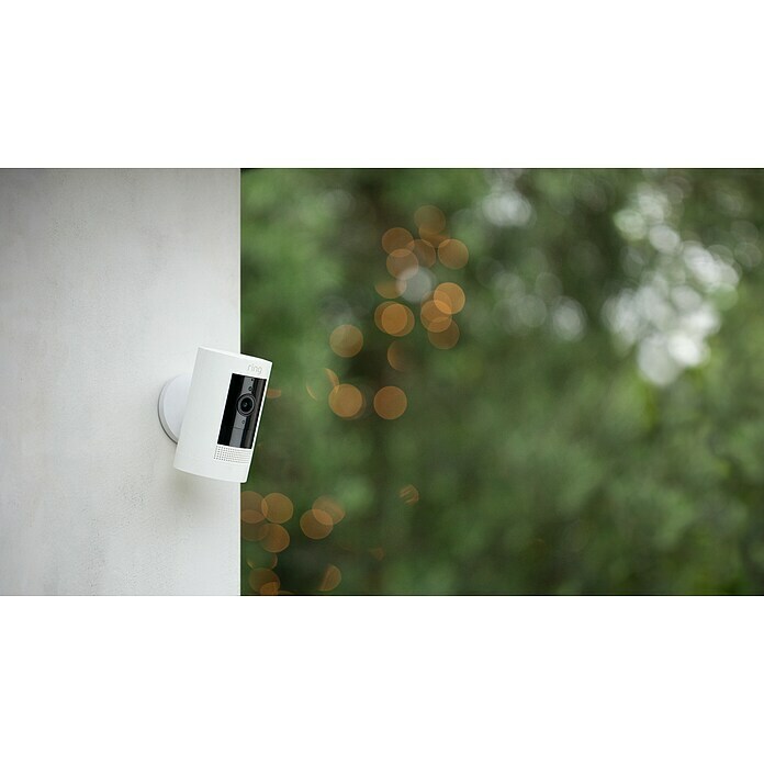 Ring Kamera Stick Up Cam Battery (Akkubetrieben, 1080 Pixel (Full HD), Weiß)