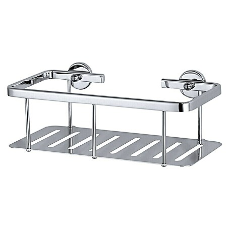 Tesa Cesta de baño AL131MCR (25 x 12,5 x 9,2 cm, Aluminio, Cromo)