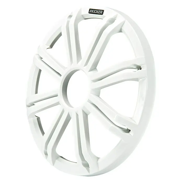 Rejilla KA45KMG10WW - Blanco, Apto para: Altavoces marinos - Rejilla blanca para altavoz Kicker. La rejilla resistente protege el altavoz de daños y proporciona un gran aspecto.