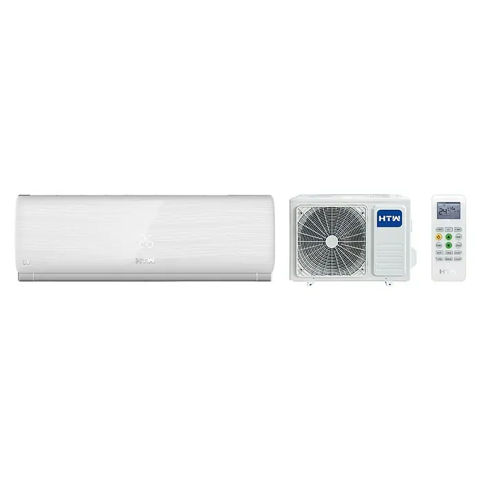 HTW Aire acondicionado Inverter Pure Light - 3.500 W, 3.500 W, 24 m², Blanco - Aire acondicionado HTW con unidad interior, exterior y mando a distancia para un clima óptimo.