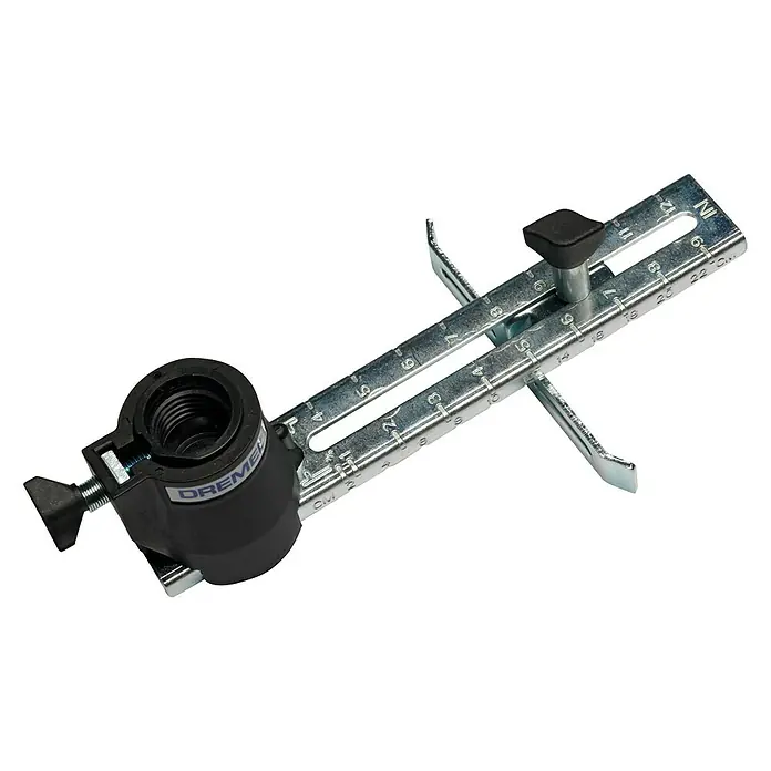 Dremel Parallel- & Kreisschneider Mod. 678 - Passend für: Dremel Multifunktionsgeräte, Max. Schneiddurchmesser: 300 mm - Kreisschneider-Aufsatz für Dremel Multifunktionswerkzeug zum präzisen Schneiden von Kreisen in verschiedenen Materialien.