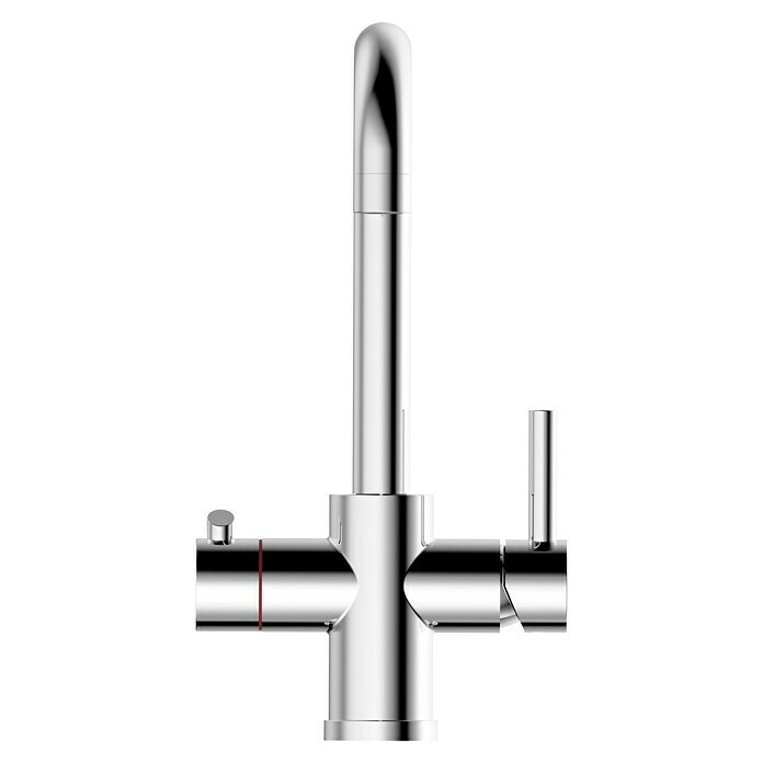 Thermoflow Untertischspeicher und Armatur 100 R5 l, 2.200 W, Temperaturbereich: 35 °C bis kochend, Armatur rund Back View