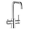 Thermoflow Untertischspeicher und Armatur 100 R (5 l, 2 200 W, Temperaturbereich: 35 °C - 100 °C, Armatur rund) | BAUHAUS