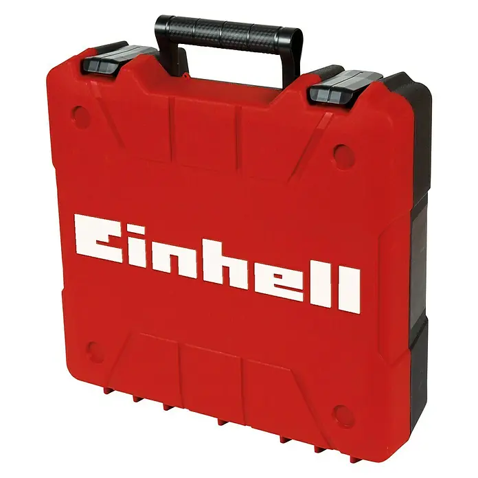 Einhell Classic Kombihammer TC-RH 620 4F - 620 W, 2,2 J, SDS-Plus-Aufnahme - Roter Einhell Werkzeugkoffer mit schwarzem Griff. Praktische und robuste Aufbewahrung für Werkzeuge und Zubehör der Marke Einhell.