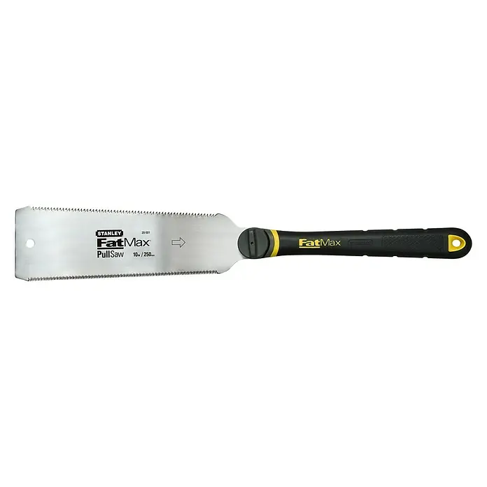 Stanley FatMax Japansäge - Blattlänge: 250 mm - Das Stanley FatMax Zugsäge mit einer Blattlänge von 250 mm und einem ergonomischen Griff für präzise Schnitte.