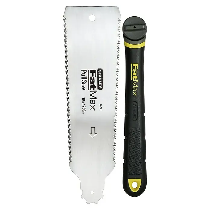 Stanley FatMax Japansäge - Blattlänge: 250 mm - Stanley FatMax Zugsäge mit Metallsägeblatt und ergonomischem Griff für präzise Schnitte in Holz.